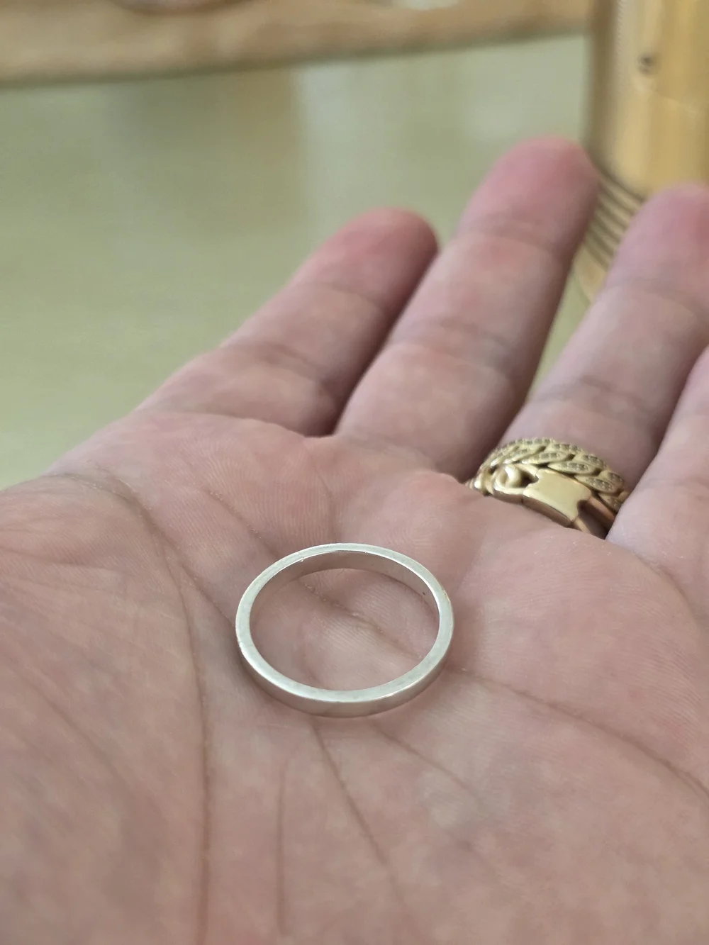 Simple Silver Band Ring - Minimalist Stackable